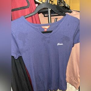 Guess Blue Crop Top